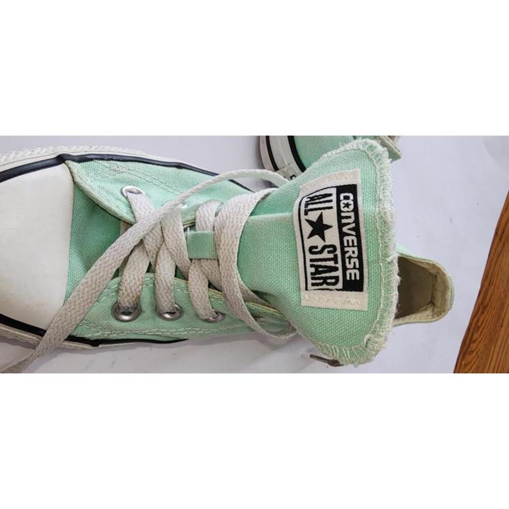 Converse All Star Mint Green Sneakers Mens Size 5, Womens Size 7 Rare Color - Picture 10 of 15